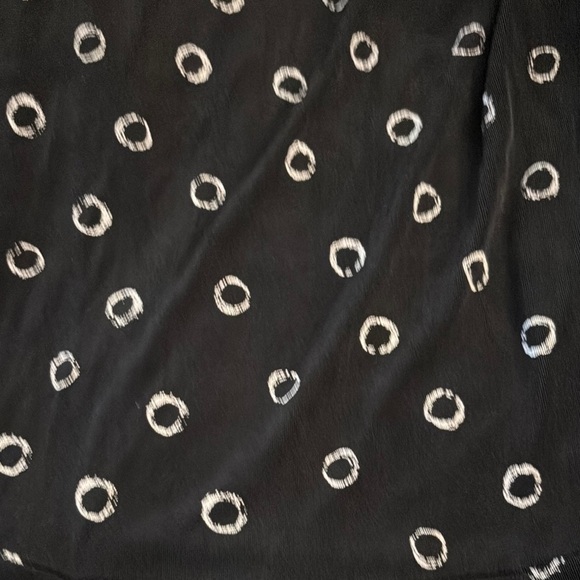 Chico's Black Dress with White Circle Pattern - Picture 3 of 3